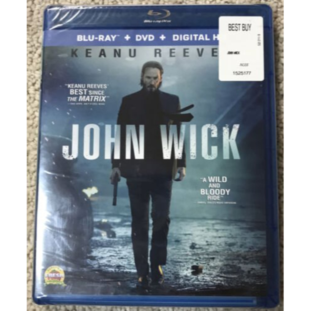 John Wick: Chapter 1 (Blu-ray + DVD + Digital) (Factory Sealed)